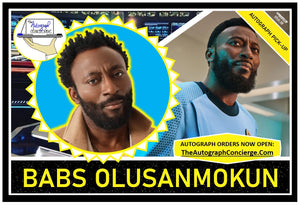 (STLV25) AUTOGRAPH PRE-ORDER - BABS OLUSANMOKUN 8X10 & Send-In