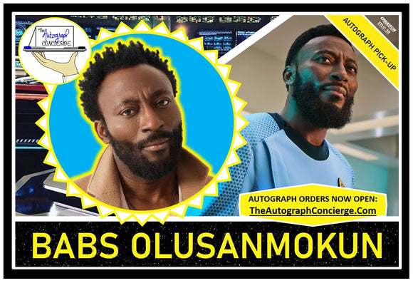 (STLV25) AUTOGRAPH PRE-ORDER - BABS OLUSANMOKUN 8X10 & Send-In