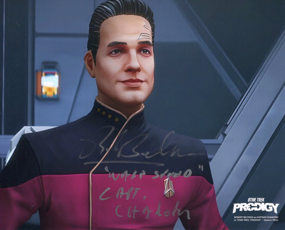 RARE! Robert Beltran Signed 8x10 - Star Trek Autograph #4