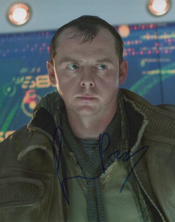 Simon Pegg Signed 8x10 - Star Trek Autograph