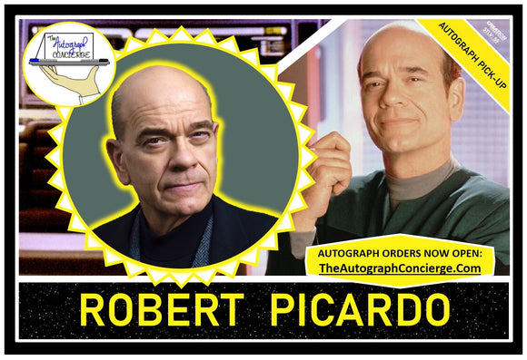 (STLV25) AUTOGRAPH PRE-ORDER - ROBERT PICARDO 8X10 & Send-In