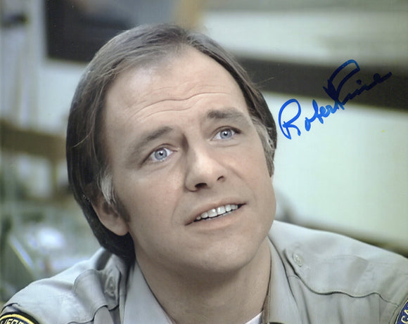 Robert Pine Signed 8x10 - CHiPS Autograph #1