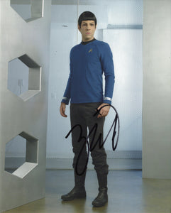 Zachary Quinto Signed 8x10 - Star Trek Autograph #3