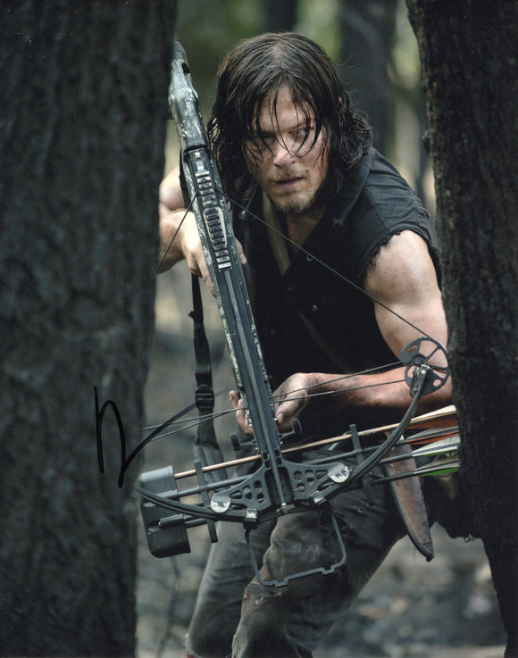 Norman Reedus Signed 11x14 - The Walking Dead Autograph #1