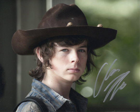 Chandler Riggs Signed 8x10 - The Walking Dead Autograph #1