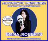 (GCC) AUTOGRAPH PRE-ORDER - EMMA ROBERTS 8x10 & Send-In