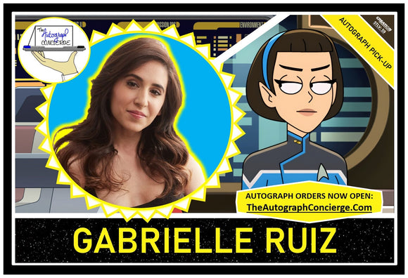 (STLV25) AUTOGRAPH PRE-ORDER - GABRIELLE RUIZ 8X10 & Send-In
