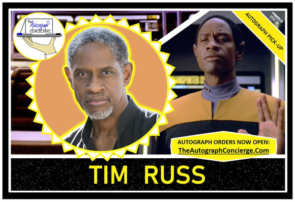(STLV25) AUTOGRAPH PRE-ORDER - TIM RUSS 8X10 & Send-In