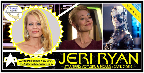 (TNJ) PRE-ORDER - JERI RYAN Autograph - 8x10 & Send-In Consignments