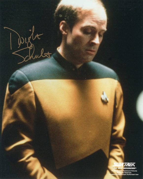 Dwight Schultz Signed 8x10 - Star Trek Autograph