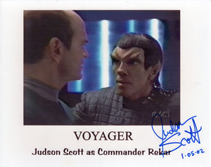 Judson Scott Signed 8x10 - Star Trek (Voyager) Autograph