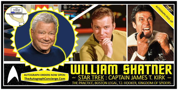 PRE-ORDER - WILLIAM SHATNER Autograph - 8x10 Consignments #3