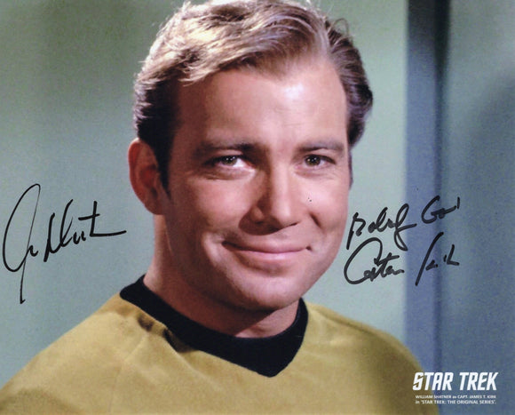 William Shatner Signed 8x10 - Star Trek Autograph #1