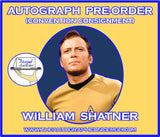 (TICON) AUTOGRAPH PRE-ORDER - WILLIAM SHATNER 8X10 (Star Trek - PART 2 of 2)