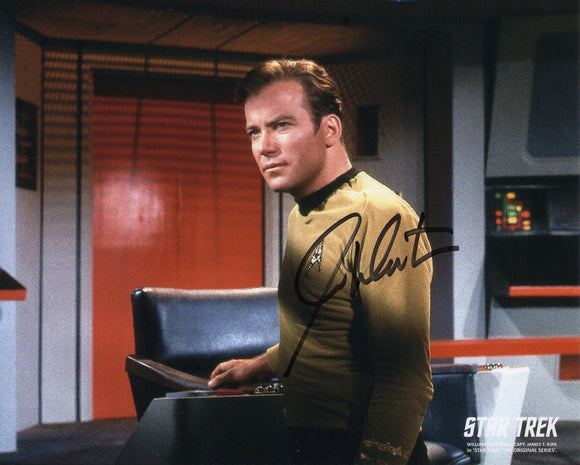 William Shatner Signed 8x10 - Star Trek Autograph #7