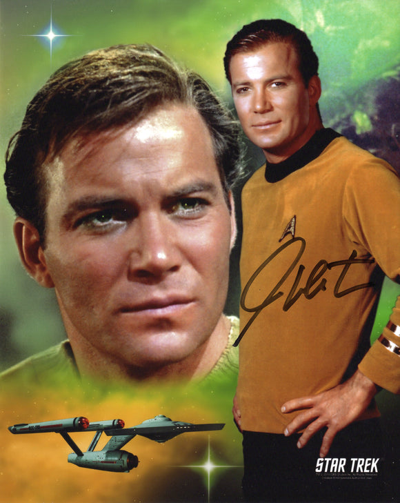 William Shatner Signed 8x10 - Star Trek Autograph #3