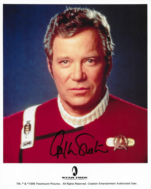 William Shatner Signed 8x10 - Star Trek Autograph #5