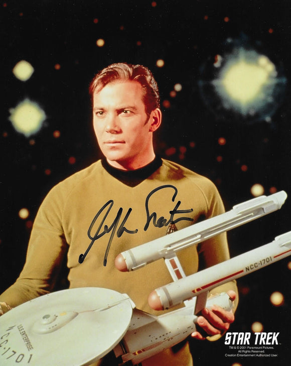 William Shatner Signed 8x10 - Star Trek Autograph #4