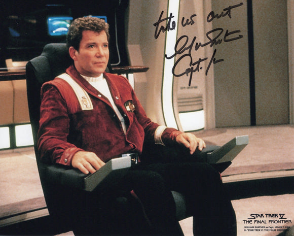 William Shatner Signed 8x10 - Star Trek Autograph #12