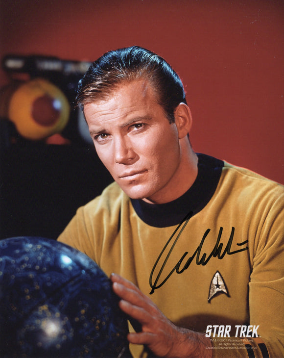 William Shatner Signed 8x10 - Star Trek Autograph #4