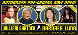 PRE-ORDER - WILLIAM SHATNER Dual-Signed - 8x10 Consignments & Send-Ins