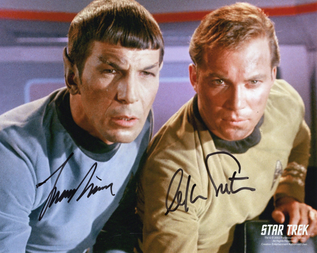 William Shatner & Leonard Nimoy Signed 8x10 - Star Trek #3 – The ...