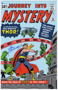 Joe Sinnott Signed 11x17 Lithograph - 'Thor' Autograph