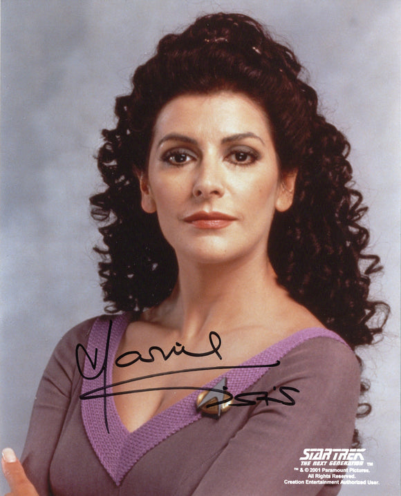 Marina Sirtis Signed 8x10 - Star Trek Autograph #6