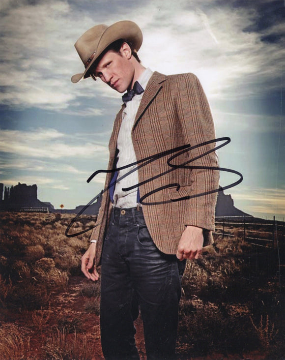 Matt Smith Signed 8x10 - Dr. Who Autograph #3