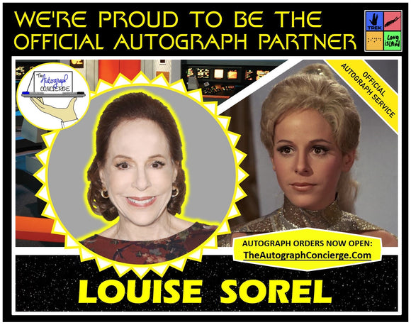 (TLI) OFFICIAL AUTOGRAPH PRE-ORDER - LOUISE SOREL