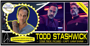 (TNJ) PRE-ORDER - TODD STASHWICK Autograph - 8x10 & Send-In Consignments