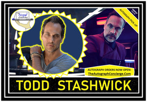 (STLV25) AUTOGRAPH PRE-ORDER - TODD STASHWICK 8x10 & Send-In
