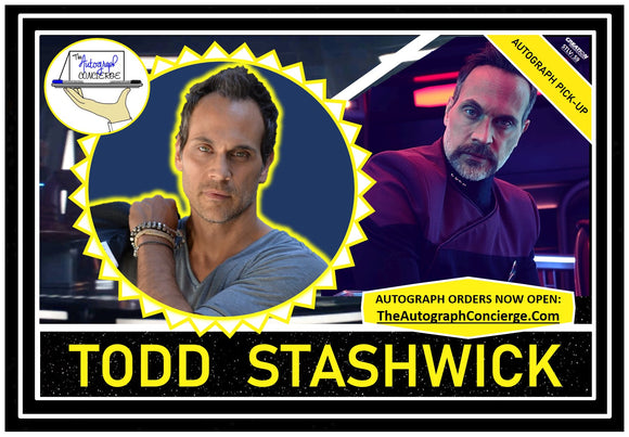 (STLV25) AUTOGRAPH PRE-ORDER - TODD STASHWICK 8x10 & Send-In