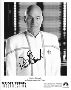 Sir Patrick Stewart Signed 8x10 - Star Trek Autograph #3