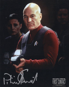 Sir Patrick Stewart Signed 8x10 - Star Trek Autograph #2