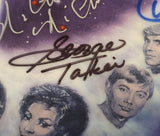 'Star Trek: TOS' Full CAST Signed Collector's Plate - Shatner, Nimoy, Kelley, etc.