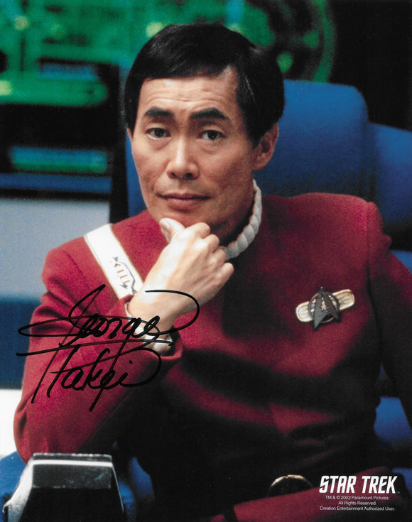 George Takei Signed 8x10 - Star Trek Autograph #2