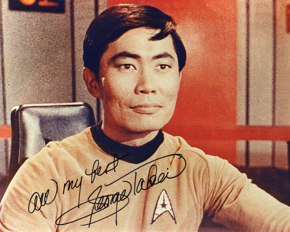 George Takei Signed 8x10 - Star Trek Autograph #6