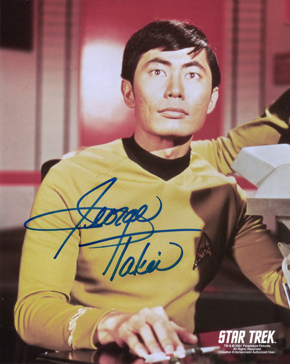George Takei Signed 8x10 - Star Trek Autograph #6