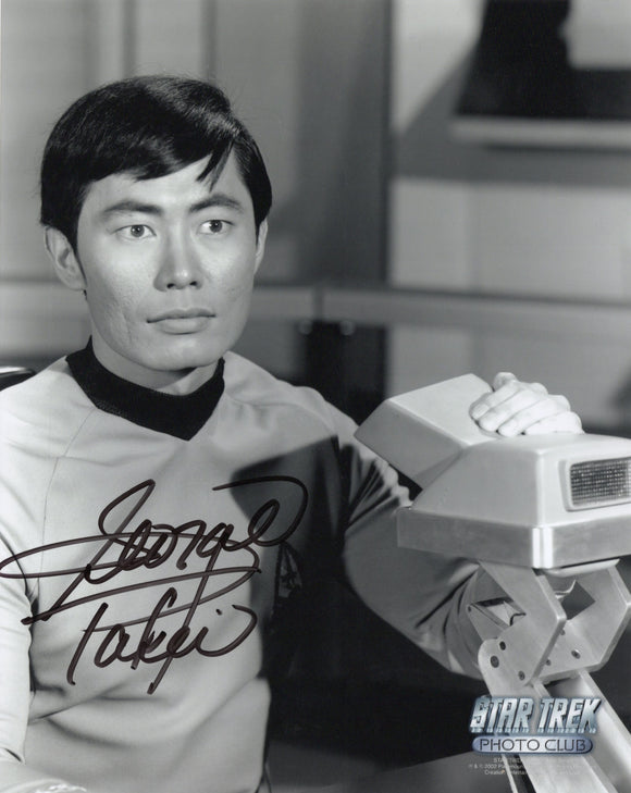 George Takei Signed 8x10 - Star Trek Autograph #3