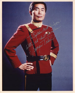 *CLEARANCE* George Takei Signed 8x10 - Star Trek Autograph #2