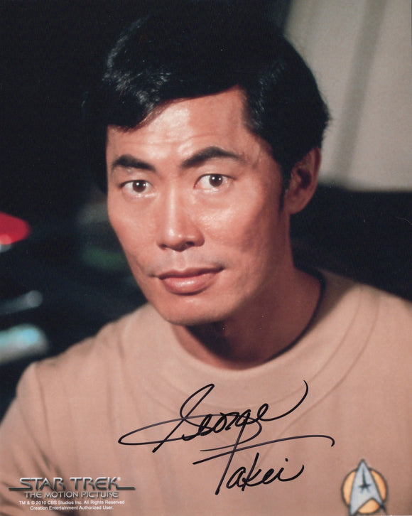George Takei Signed 8x10 - Star Trek Autograph #4