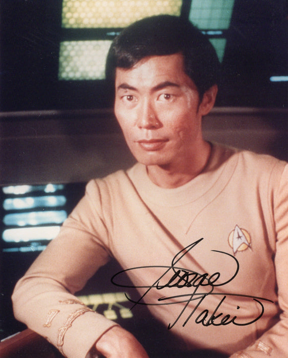 George Takei Signed 8x10 - Star Trek Autograph #7