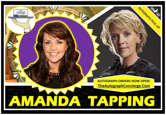 PRE-ORDER - AMANDA TAPPING Autograph - 8x10 & Send-In Consignments