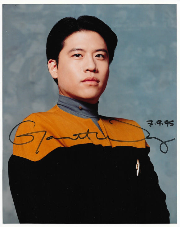 Garrett Wang Signed 8x10 - Star Trek Autograph #3