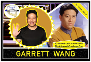 (STLV25) AUTOGRAPH PRE-ORDER - GARRETT WANG 8X10 & Send-In