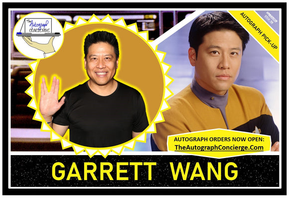 (STLV25) AUTOGRAPH PRE-ORDER - GARRETT WANG 8X10 & Send-In