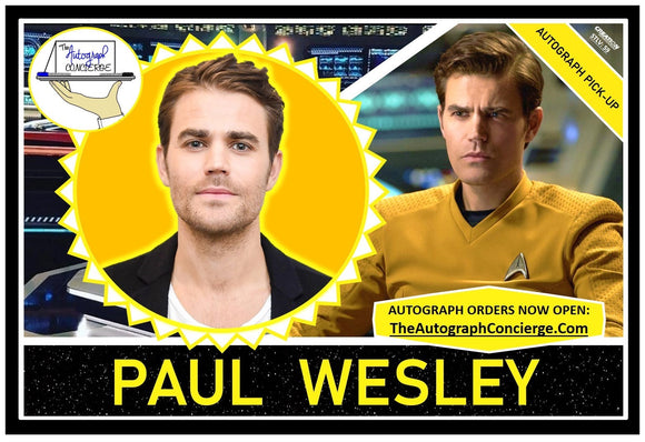 (STLV25) AUTOGRAPH PRE-ORDER - PAUL WESLEY 8X10 & Send-In