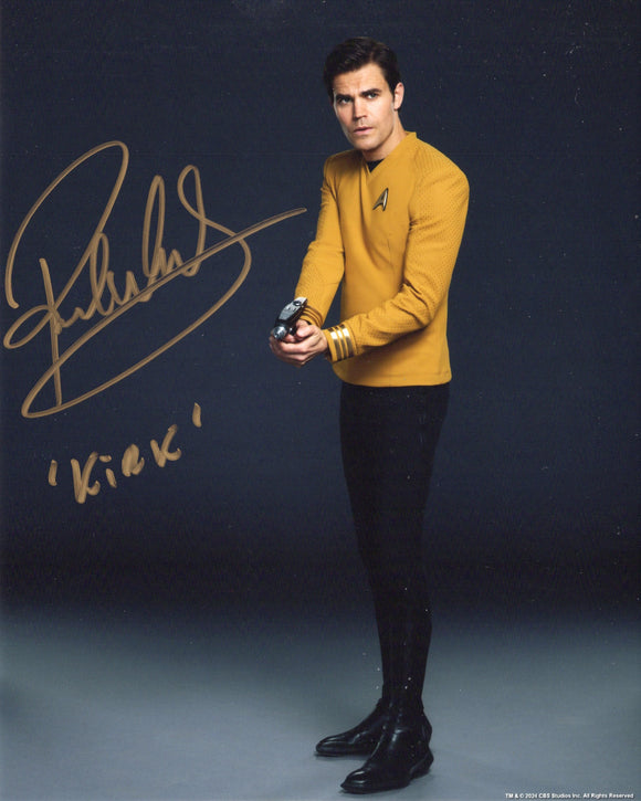 Paul Wesley Signed 8x10 - Star Trek Autograph #2