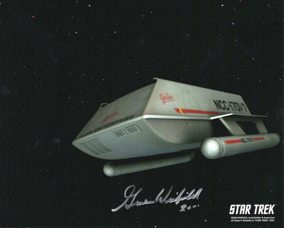 Gene Winfield Signed 8x10 - Star Trek Autograph #1